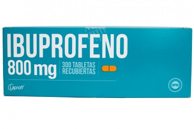 Ibuprofeno 800 Mg Caja Con 300 Tabletas