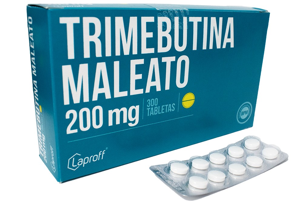 Trimebutina Maleato 200 Mg Caja Con 300 Tabletas