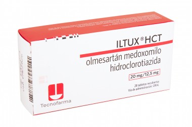 Iltux 20 Mg / 12,5 Mg 28 Tabletas Recubiertas