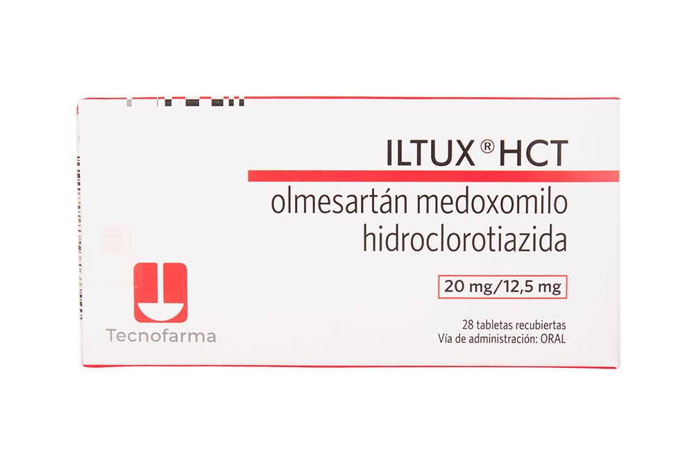 Iltux 20 Mg / 12,5 Mg 28 Tabletas Recubiertas