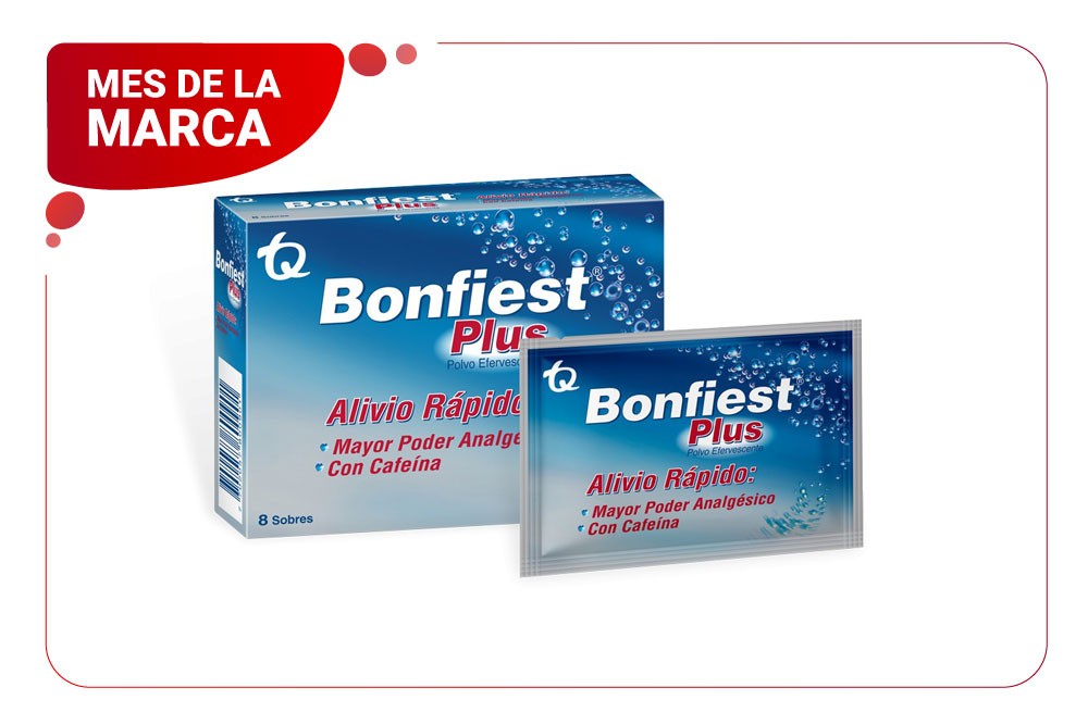 Bonfiest Plus Alivio Rápido 8 Sobres