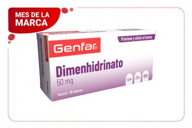 Dimenhidrinato 50 Mg Genfar...