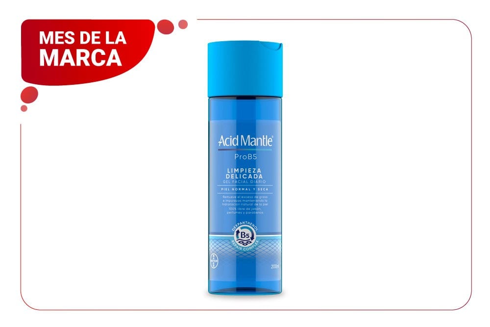 Gel Facial Acid Mantle Prob5 Limpieza Delicada 200 Ml