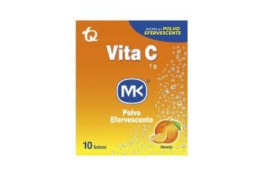 Vitamina C MK Efervescente Sabor Naranja 10 Sobres