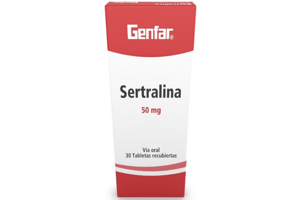 Sertralina 50 Mg 10 Tabletas Recubiertas