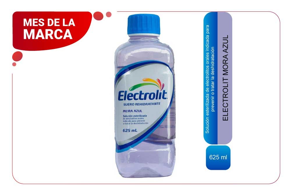 Suero Rehidratante Electrolit Sabor Mora Azul 625 Ml