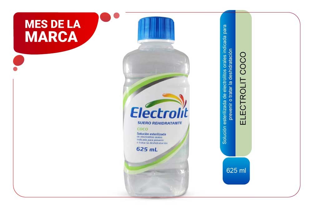 Suero Hidratante Electrolit Sabor A Coco 625 Ml