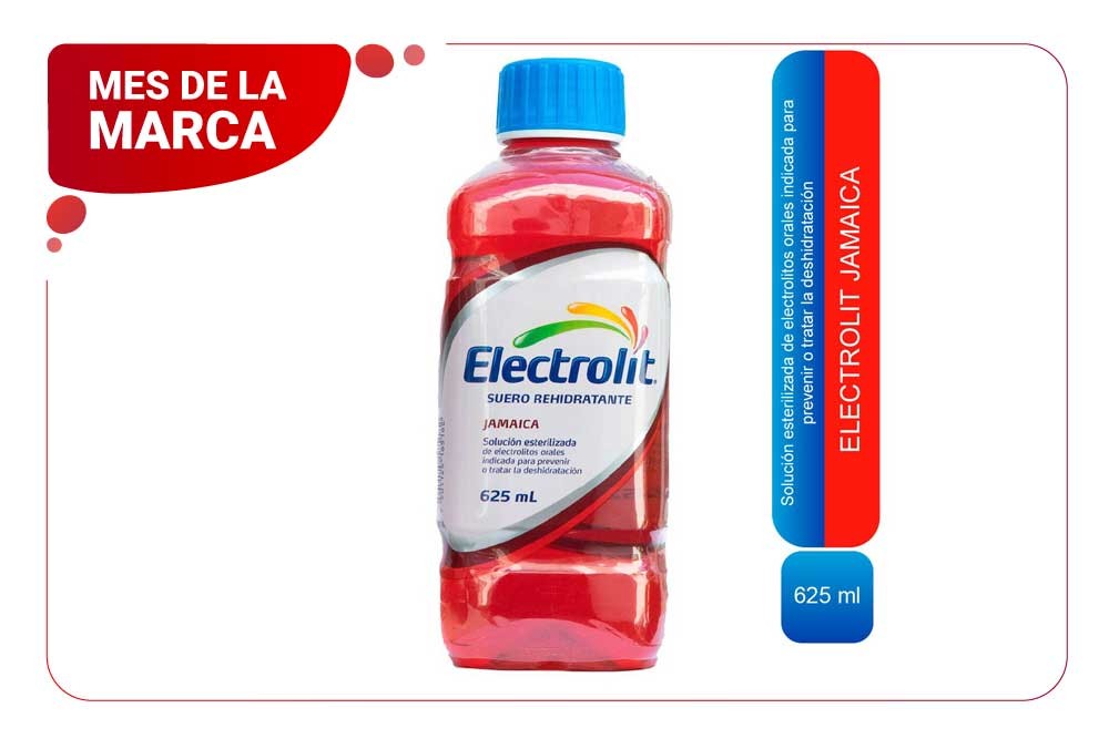 Suero Rehidratante Electrolic Sabor Jamaica 625 Ml