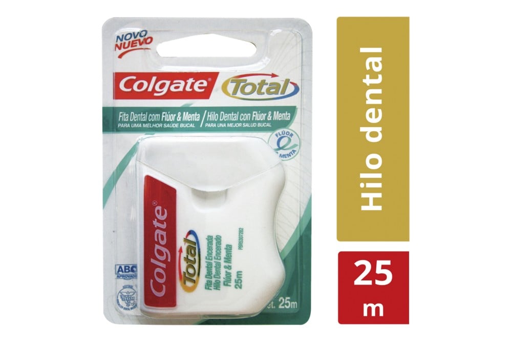 Colgate Hilo Dental Con Flúor & Menta Empaque Con 1 Unidad De 25 M