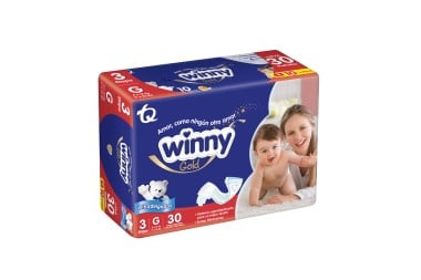 Pañales Winny Gold Etapa 3 G 30 Unds