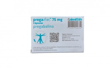 Pregavitae 75 Mg 28 Cápsula