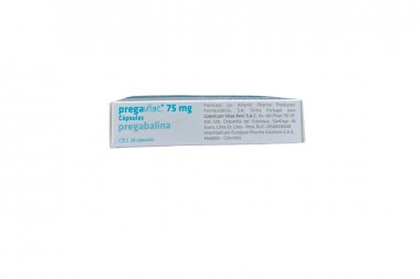 Pregavitae 75 Mg 28 Cápsula