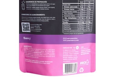 Alimento Savvy Dfsmix Sabor Arándanos & Acai 120 G