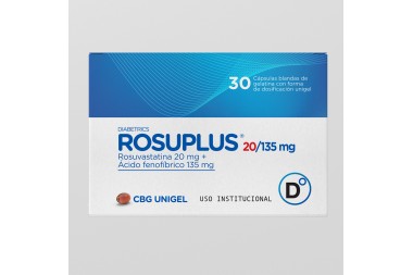 Rosuplus 20Mg/ 135Mg 30 Cápsulas Blandas De Gelatina