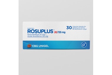 Rosuplus 20Mg/ 135Mg 30 Cápsulas Blandas De Gelatina