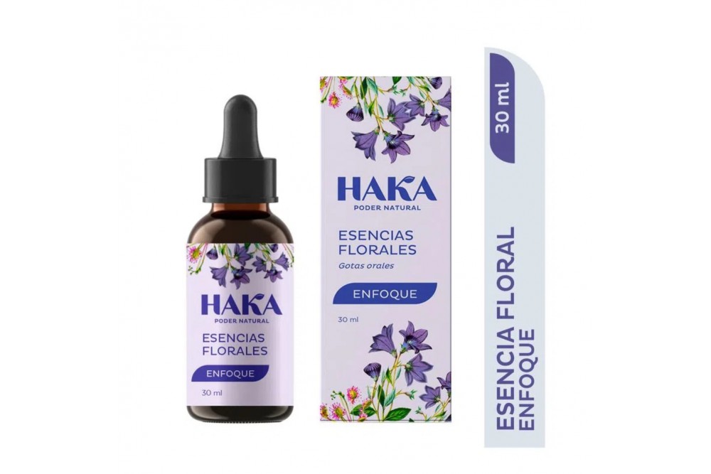 Esencia Floral Haka Enfoque Gotas Orales 30 Ml