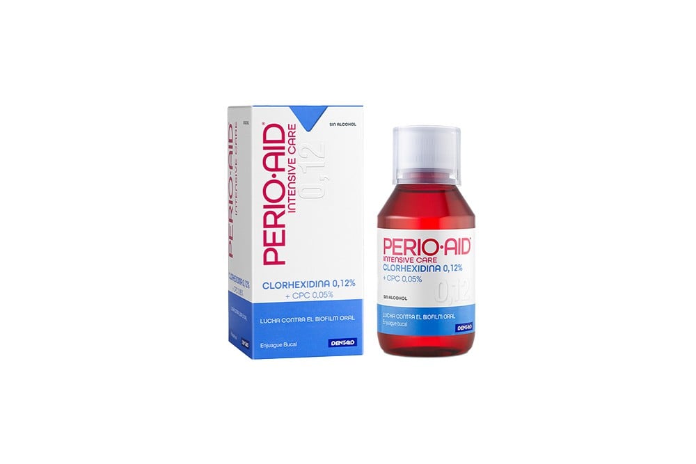 Enjuague bucal Perio-Aid Clorhexidina 0,12% 150 Ml