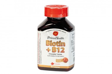 Biotina + B12 Prime Health...