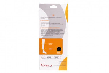 Rodillera Negra Advance Und