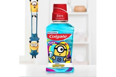 Enjuague Bucal Colgate Plax Kids Minions 250 Ml