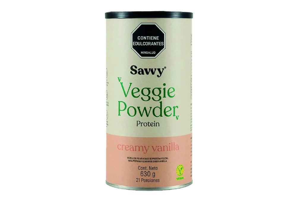 Mezcla A Base De Proteina Vegetal Veggie Powder Sabor Creamy Vainilla 630 G