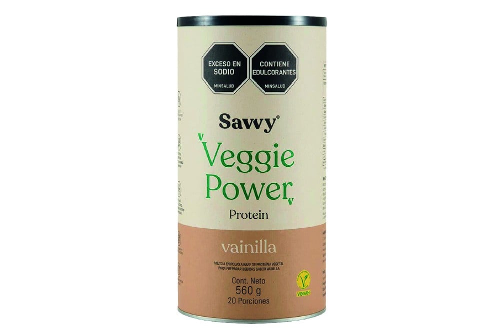 Mezcla Con Proteína Savvy Veggie Power Vainilla 560 G