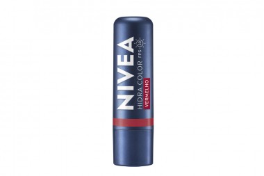 Protector Labial Nivea Hidra Color Rojo Und