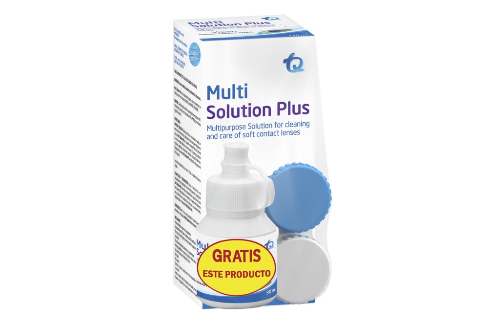 Oferta Solución Multipropósito Multi Solution Plus 120 Ml + 30 Ml