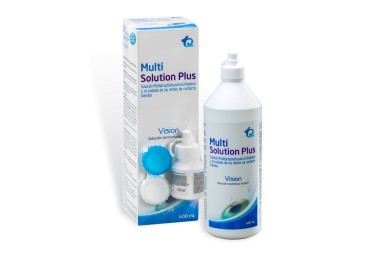 Multi Solución Plus Para Lentes De Contacto 600 Ml