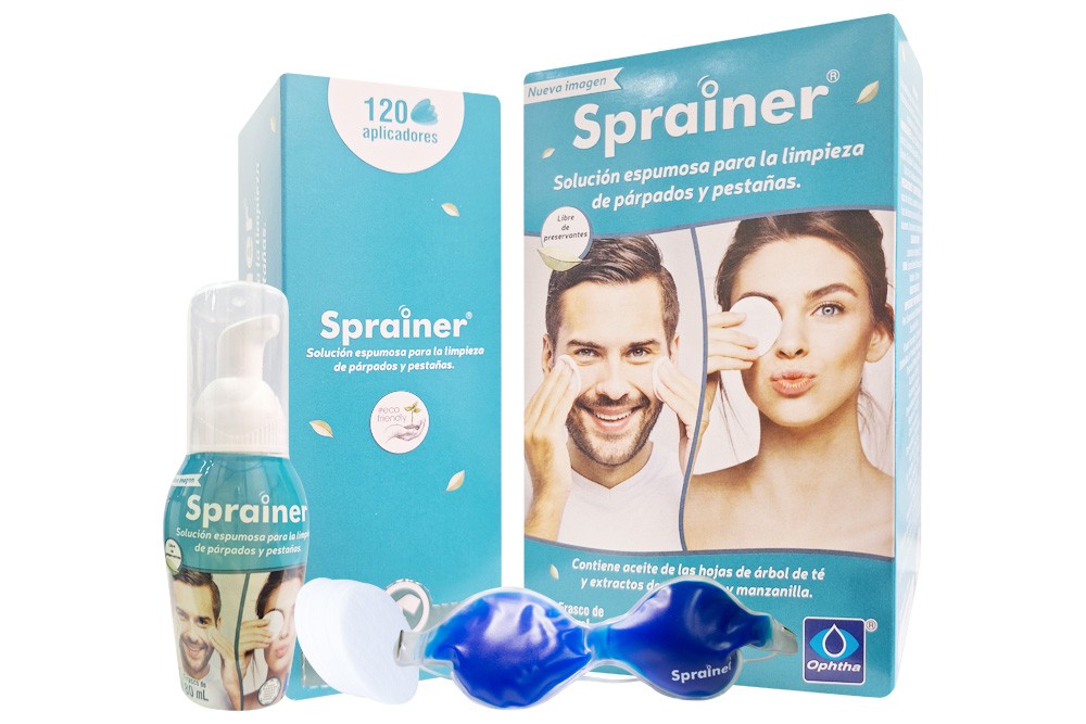 Solución Espumosa Sprainer Limpieza De Parpados Y Pestañas 80 Ml