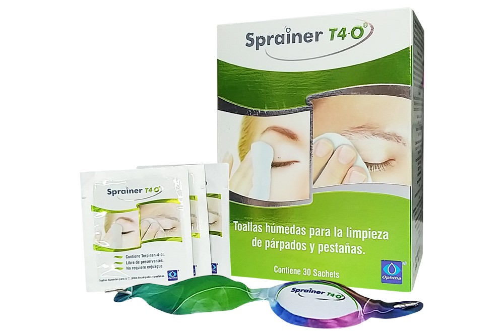 Toallas Limpieza De Parpados Sprainer 30 Aplicadores