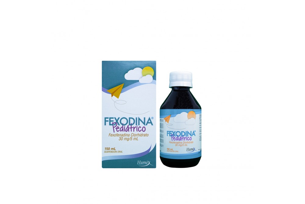 Fexodina 30 Mg/ 5 Ml Pediátrico Frasco Con 150 Ml