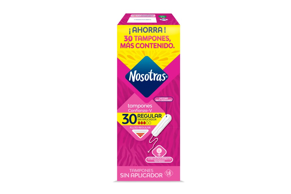 Tampones Nosotras Digital Regular 30 Unds Sin Aplicador