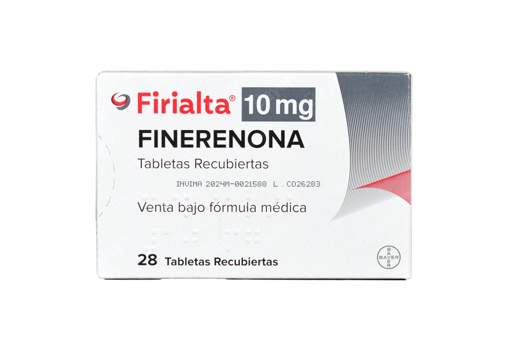 Firialta 10 Mg Finerenona 28 Tabletas Recubiertas