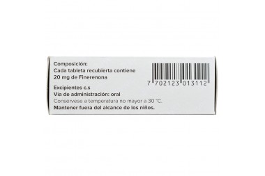 Firialta 20 Mg Finerenona 28 Tabletas Recubiertas