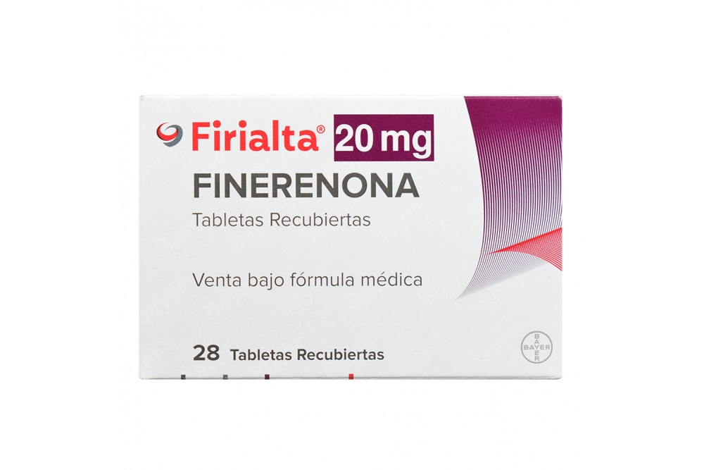 Firialta 20 Mg Finerenona 28 Tabletas Recubiertas