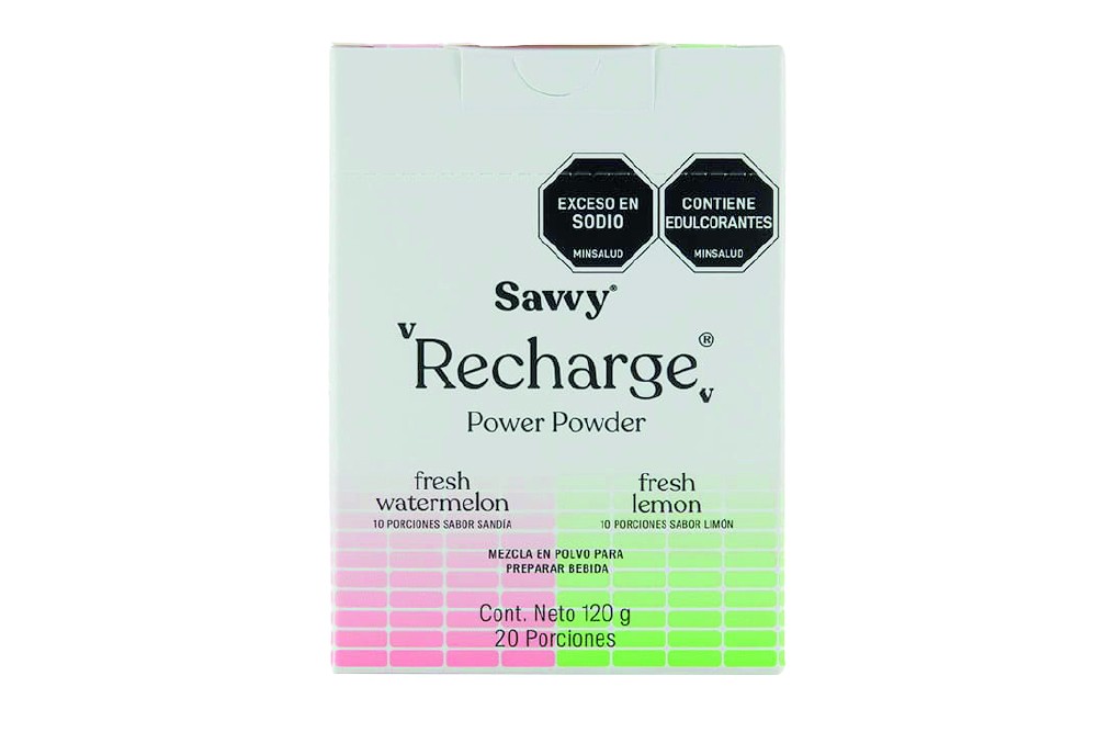 Mezcla Con Magnesio Savvy Recharge 120 G