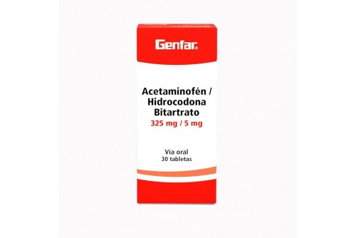 Acetaminofen / Hidrocodona...