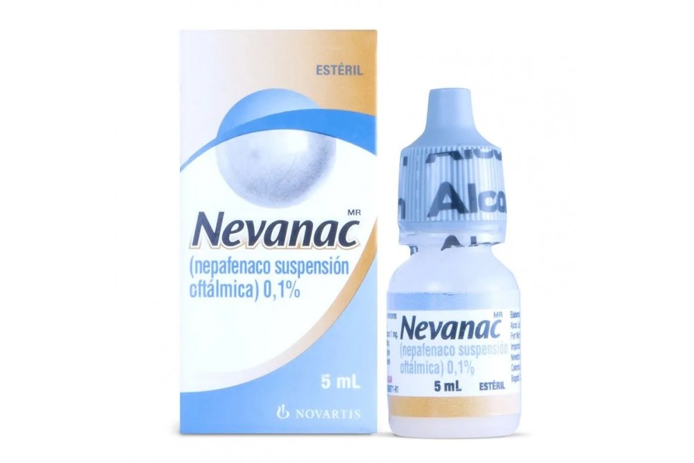 Solución Oftálmica 0.1% Nevanac 5 Ml