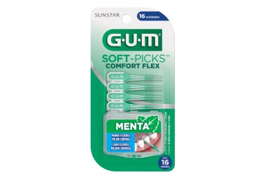 Palillos Interdentales Gum Sabor Menta 16 Unds