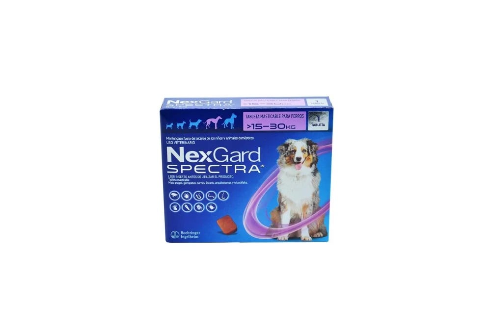 Nexgard Spectra 15 Kg a 30 Kg Para Perros Und