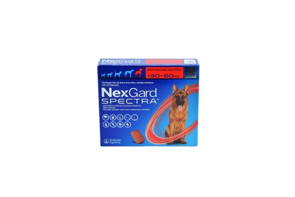 Nexgard Spectra 30,1 Kg a 60 Kg Para Perros Und