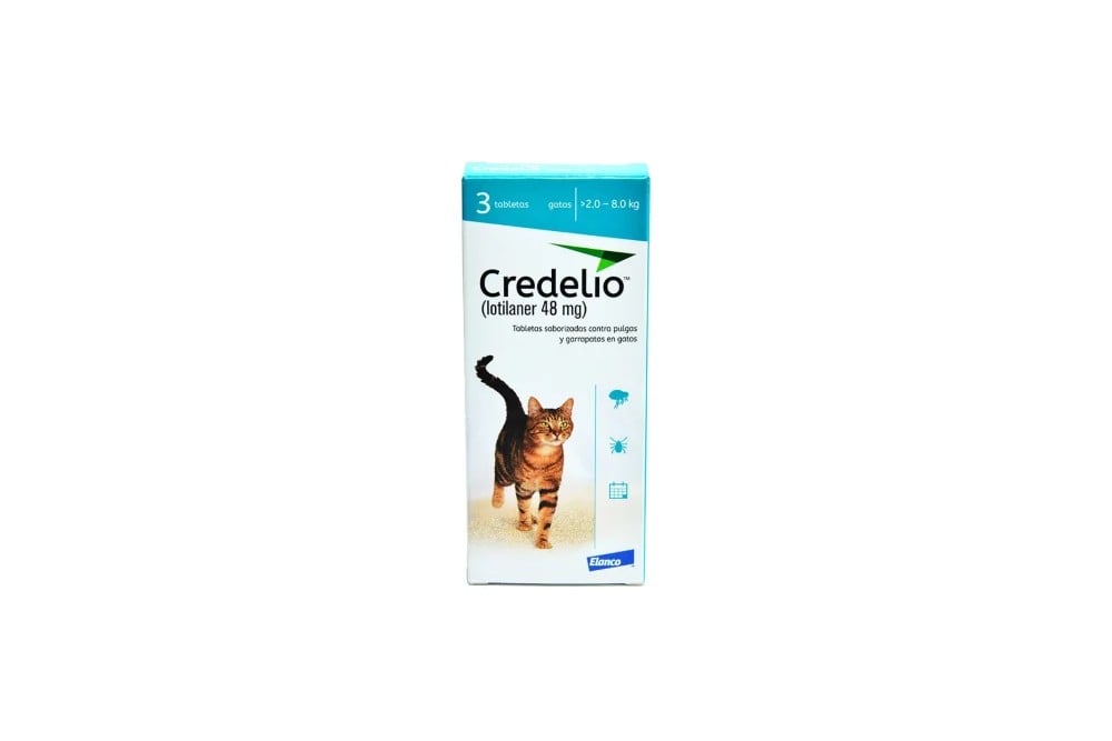 Credelio 48 Mg Gato 2 a 8 kg 3 Unds