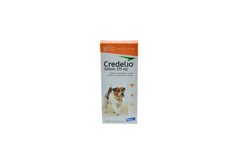 Credelio 225 Mg Para Perro de 5.5 kg a 11 kg 3 Unds