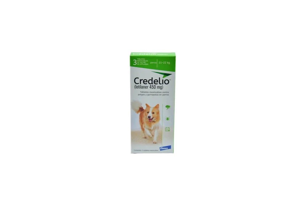 Credelio 450 Mg Para Perro De 11.0 kg a 22.0 kg 3 Unds