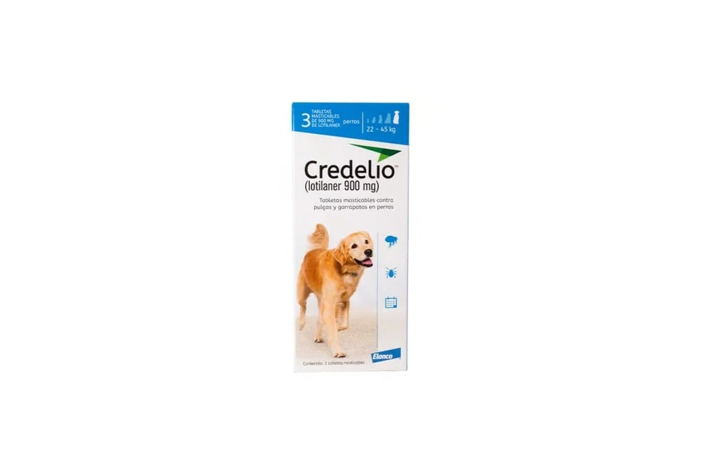 Credelio 900 Mg Para Perro de 22.0 kg a 45.0 kg 3 Unds