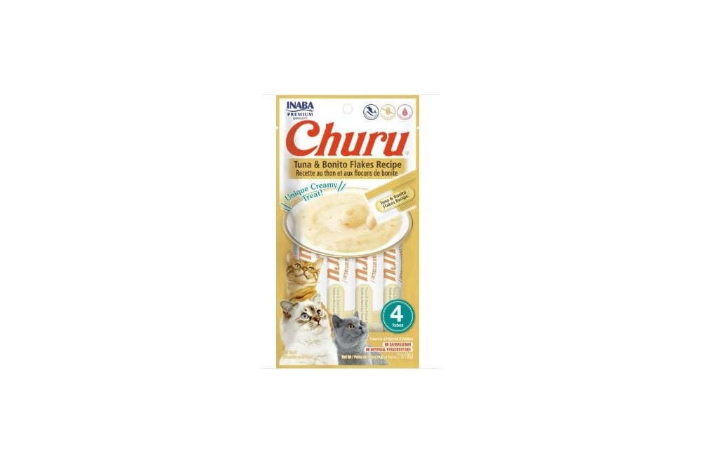 Pure Para Gatos Churu  Sabor Tunia Y Bonito 4 Unds