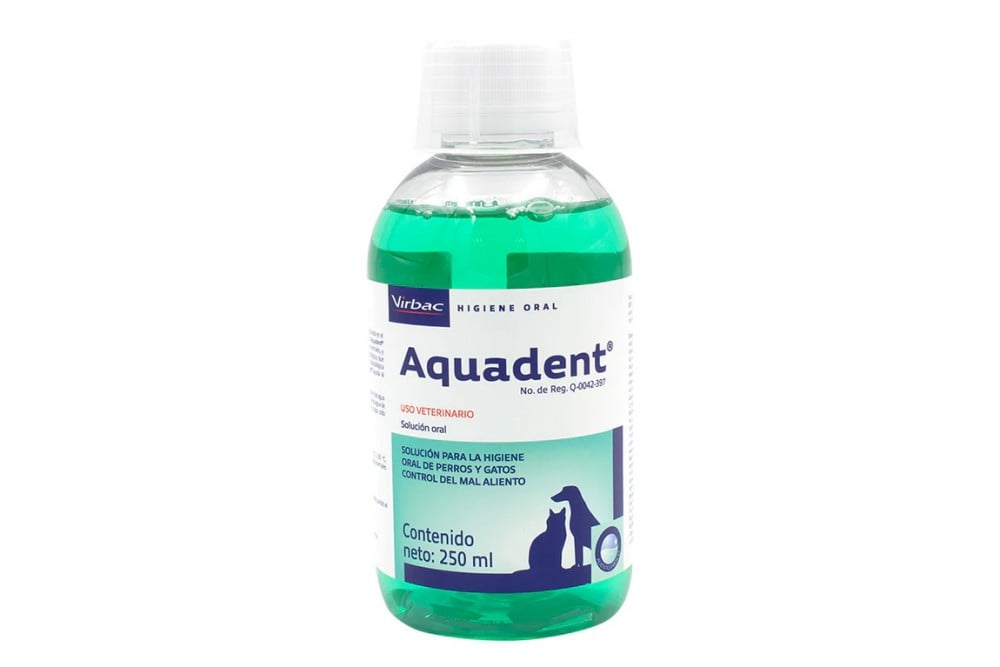 Enjuague Bucal Aquadent Para Perros Y Gatos 250 Ml