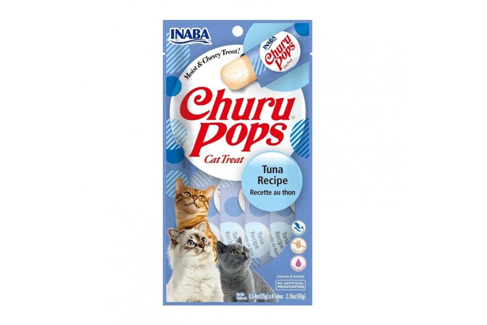 Pure Para Gatos Churu Pops Sabor Tuna Recipe 4 Unds de 15 G C/U