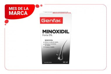 Minoxidil 5 % Genfar 60 Ml